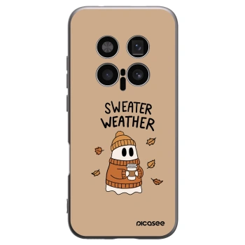 Picasee silikonový černý obal pro Honor Magic8 Pro 5G - Sweater ghost