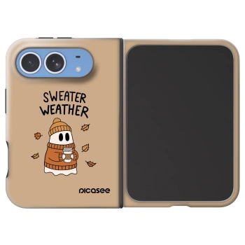 Picasee Fashion Case MagSafe Apple iPhone Duo - Sweater ghost
