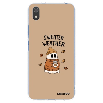 Picasee silikonový průhledný obal pro Xiaomi Redmi 7A - Sweater ghost