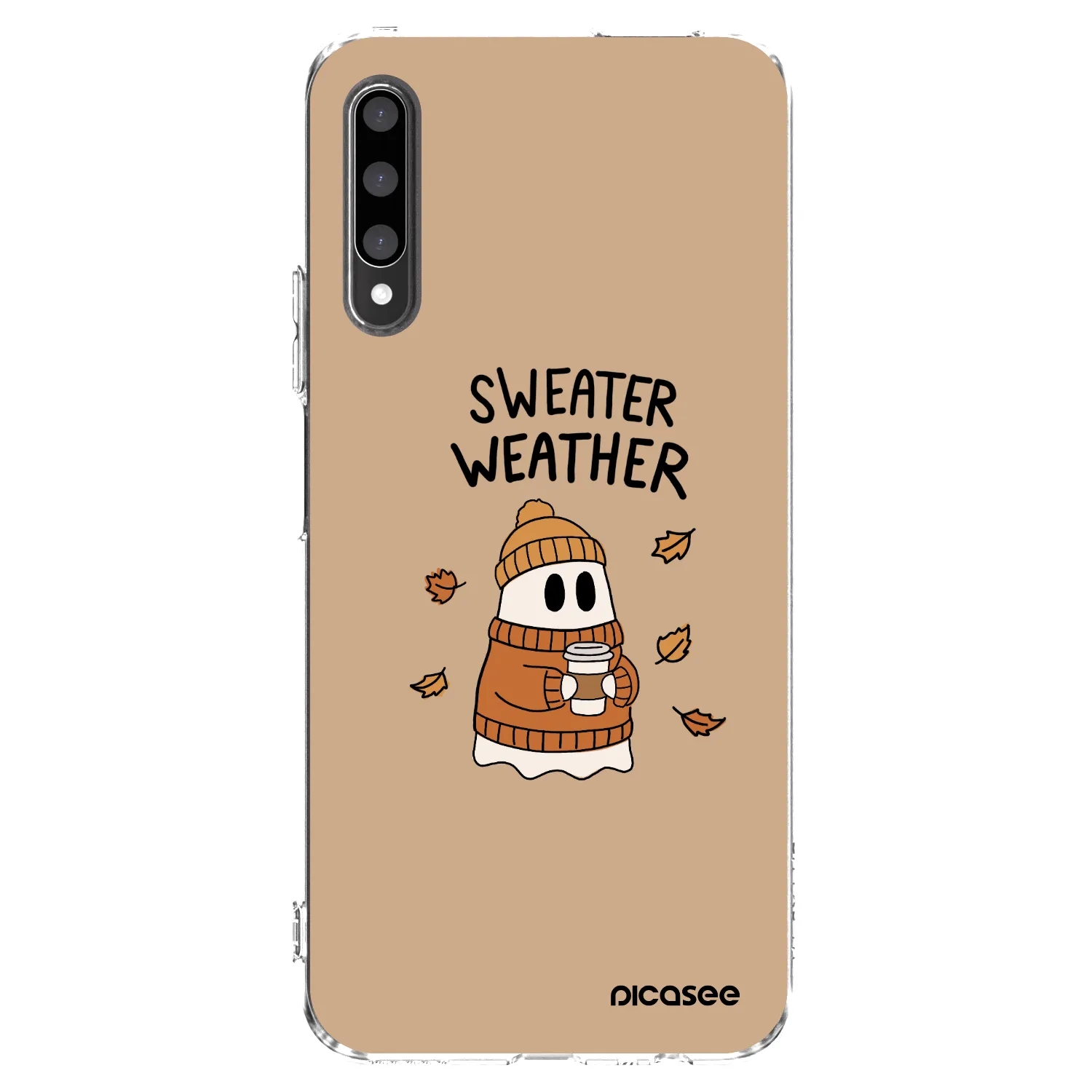 Picasee silikonový průhledný obal pro Honor 9X Pro - Sweater ghost