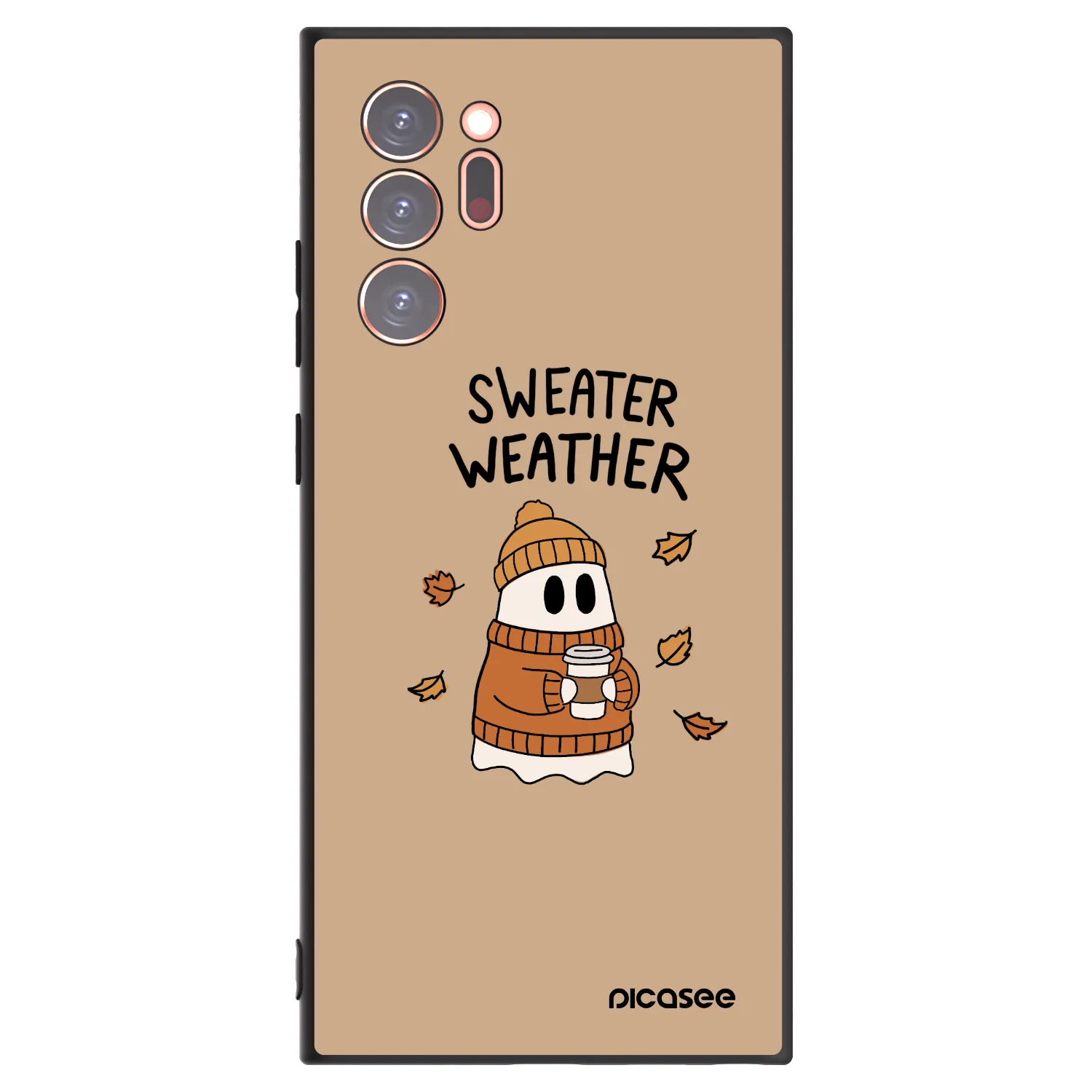 Picasee silikonový černý obal pro Samsung Galaxy Note 20 Ultra - Sweater ghost