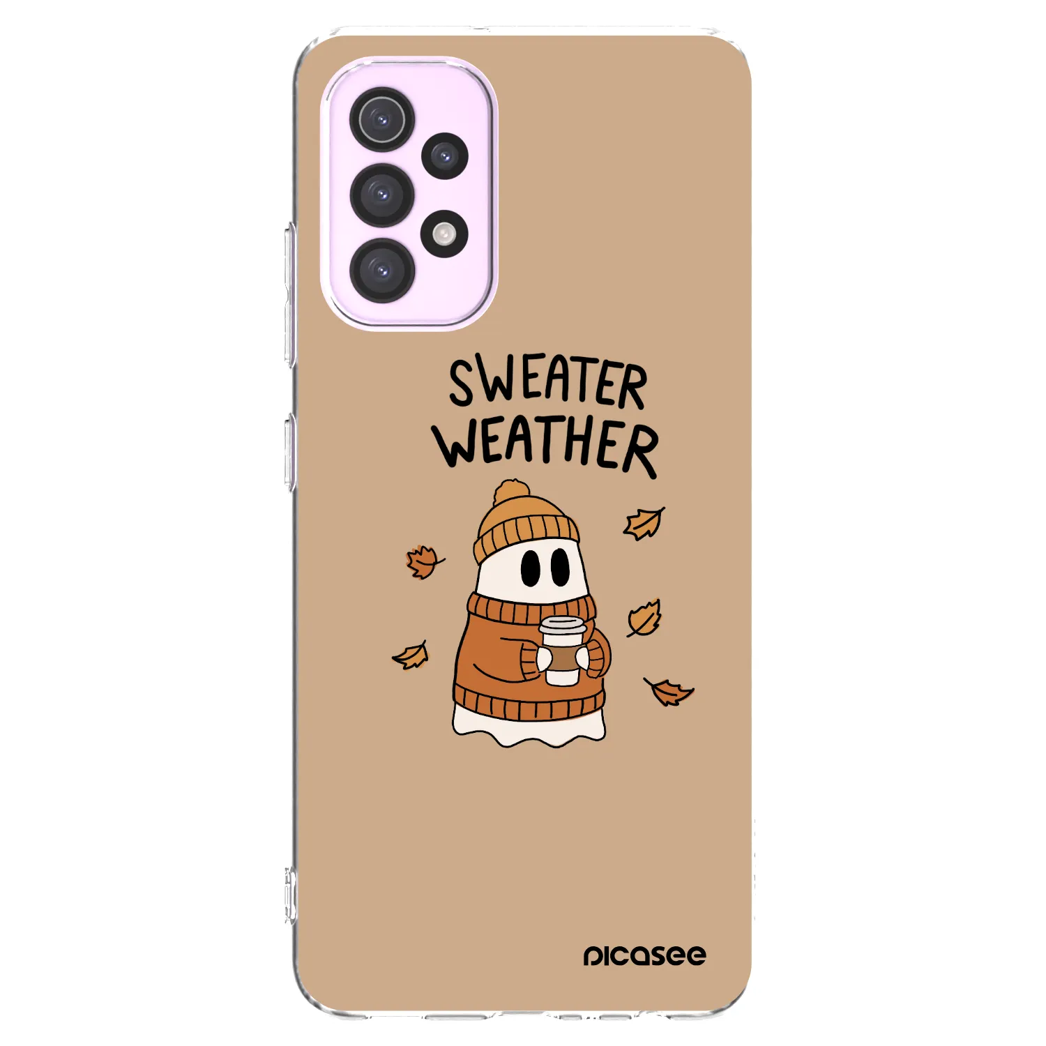 Picasee silikonový průhledný obal pro Samsung Galaxy A32 5G A326B - Sweater ghost