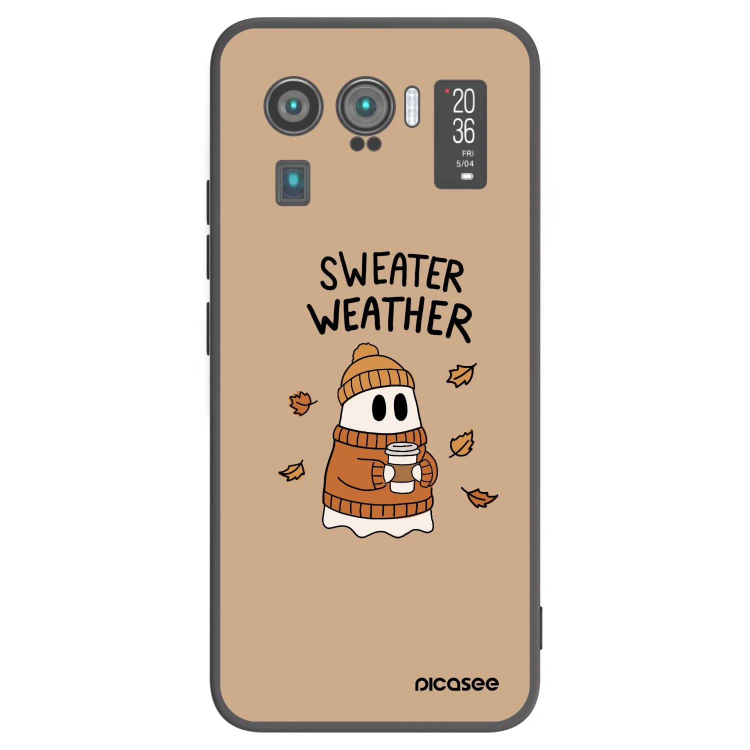 Picasee silikonový černý obal pro Xiaomi Mi 11 Ultra - Sweater ghost