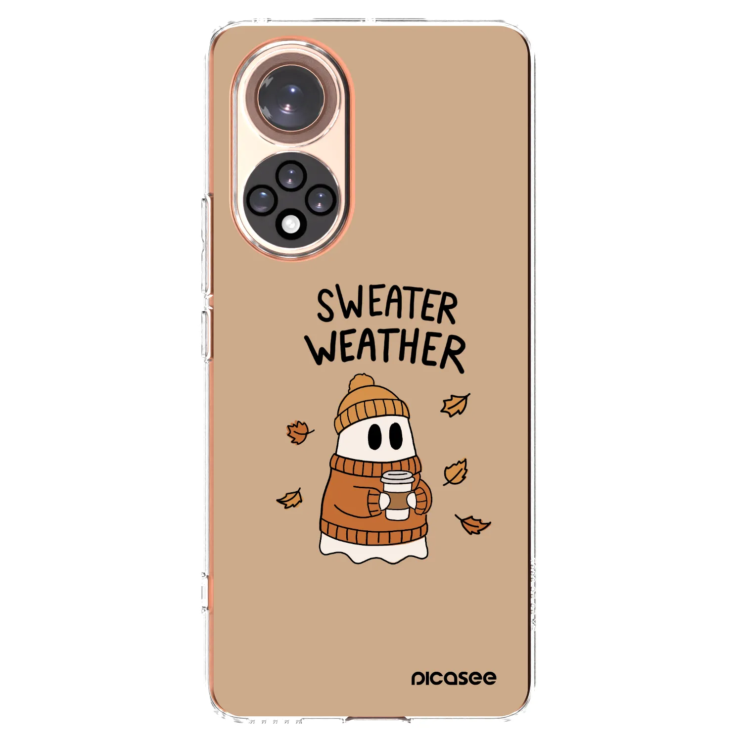 Picasee silikonový průhledný obal pro Honor 50 5G - Sweater ghost