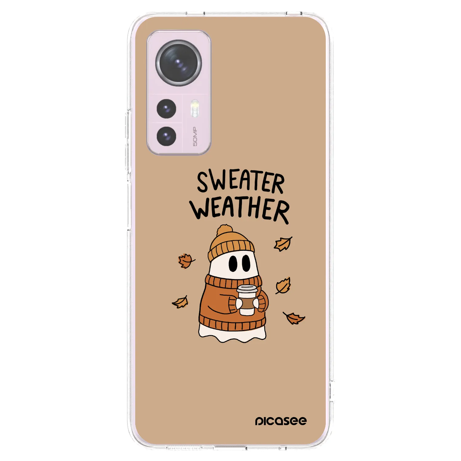 Picasee silikonový průhledný obal pro Xiaomi 12 - Sweater ghost