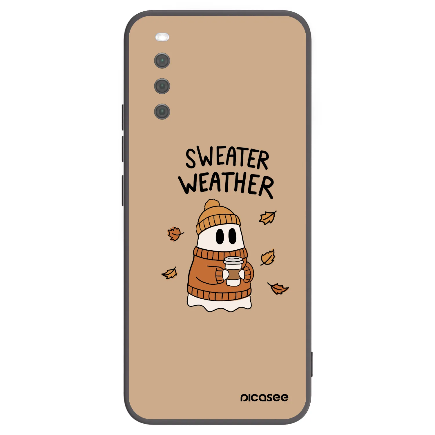 Picasee silikonový černý obal pro Sony Xperia 10 III - Sweater ghost