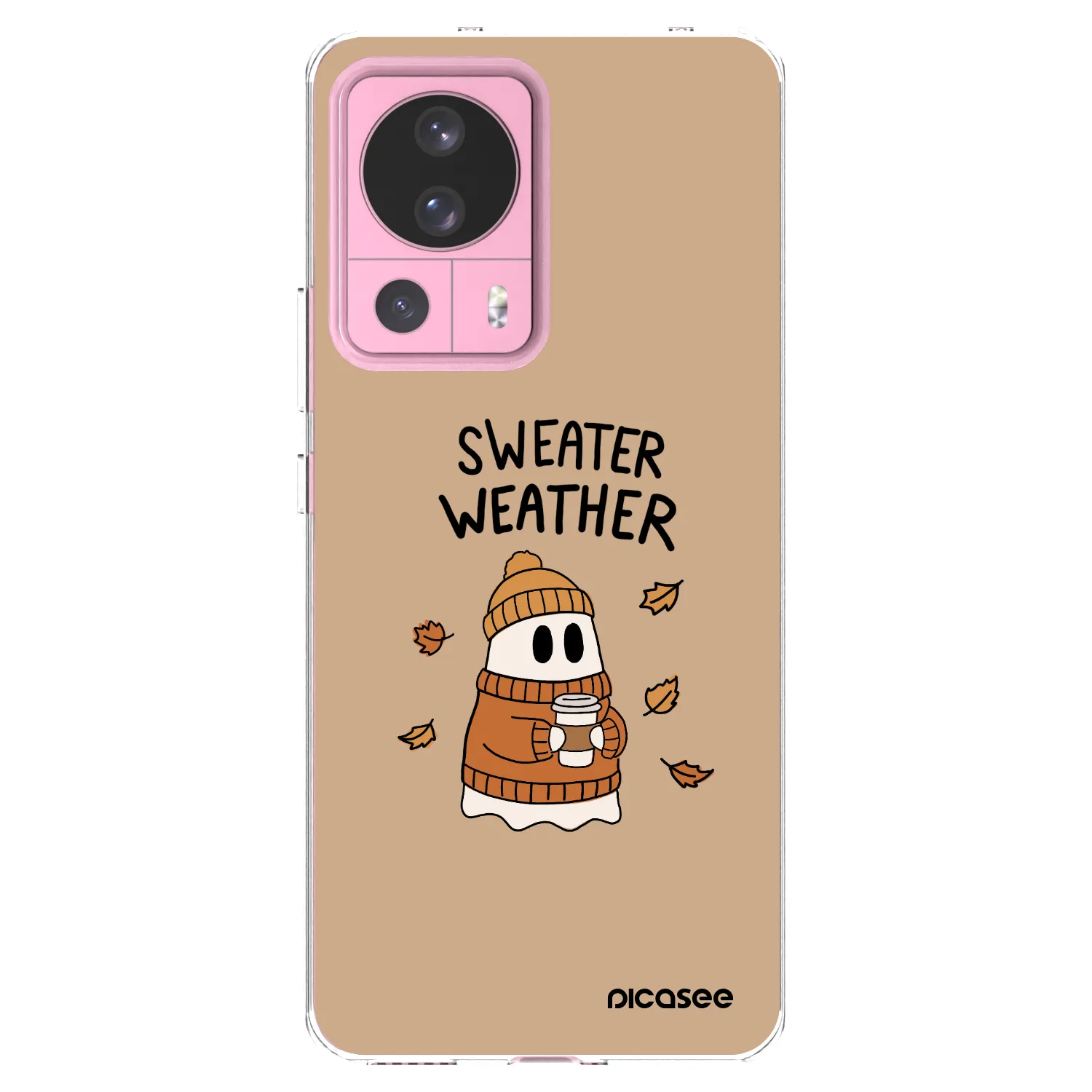 Picasee silikonový průhledný obal pro Xiaomi 13 Lite - Sweater ghost