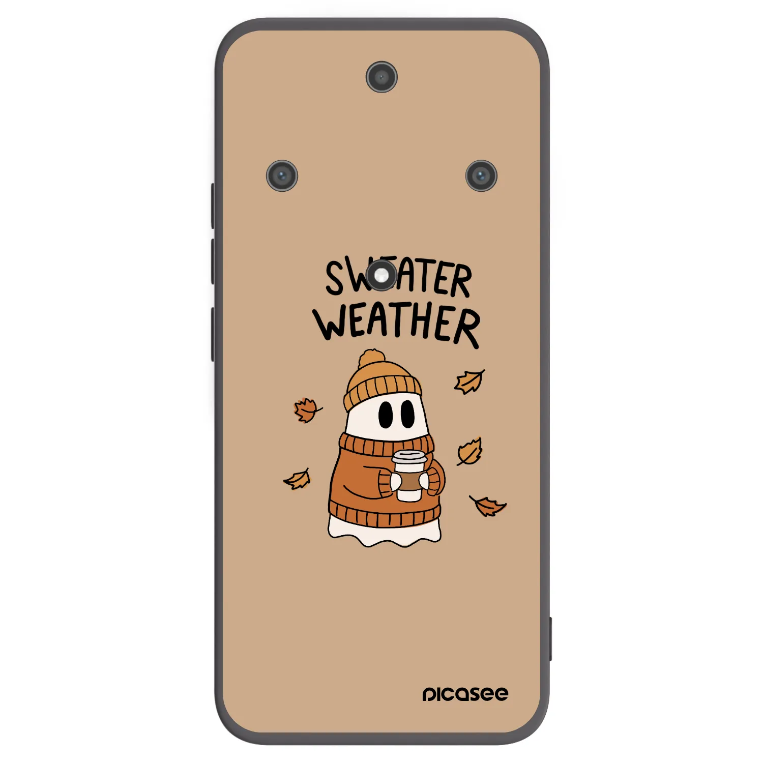Picasee silikonový černý obal pro Honor Magic5 Lite 5G - Sweater ghost