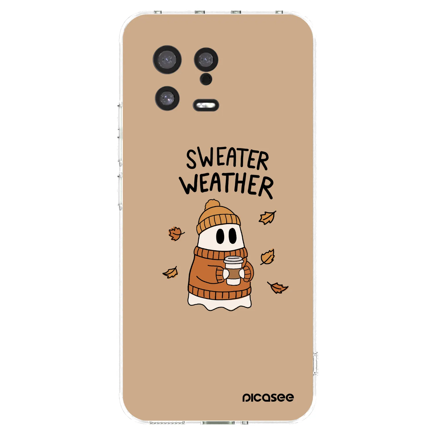 Picasee silikonový průhledný obal pro Xiaomi 13 - Sweater ghost