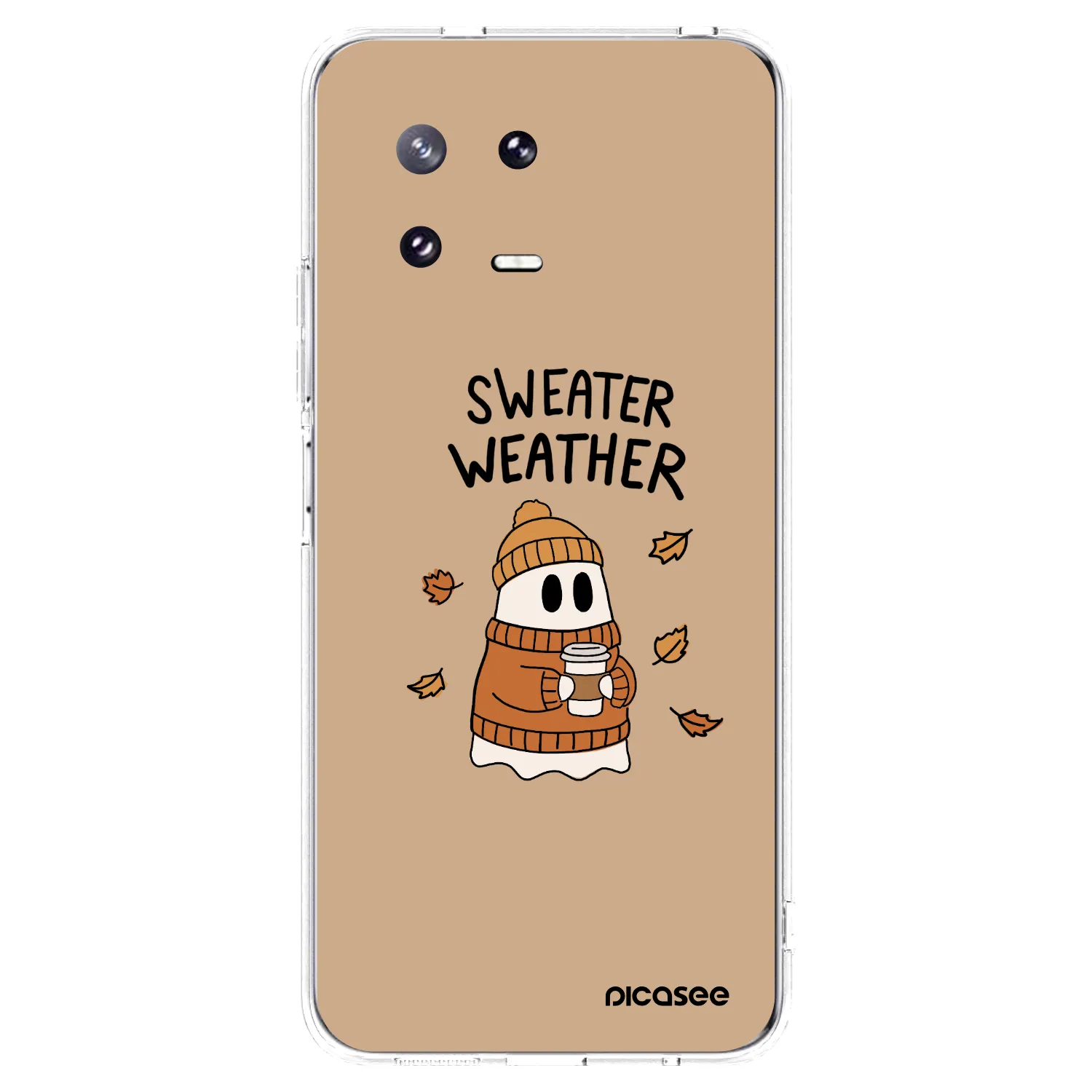 Picasee silikonový průhledný obal pro Xiaomi 13 Pro - Sweater ghost