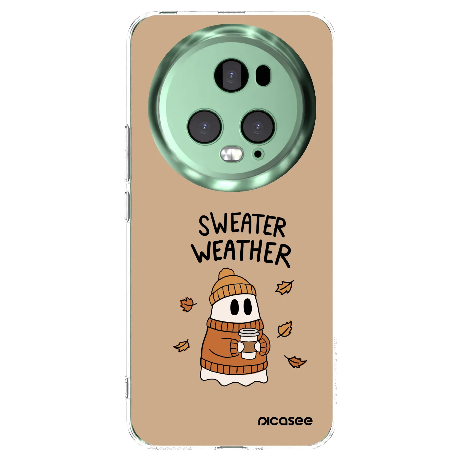Picasee silikonový průhledný obal pro Honor Magic5 Pro - Sweater ghost