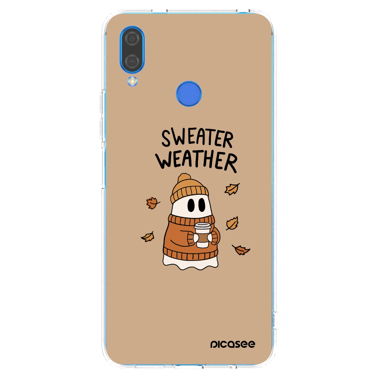 Picasee silikonový průhledný obal pro Huawei Nova 3 - Sweater ghost