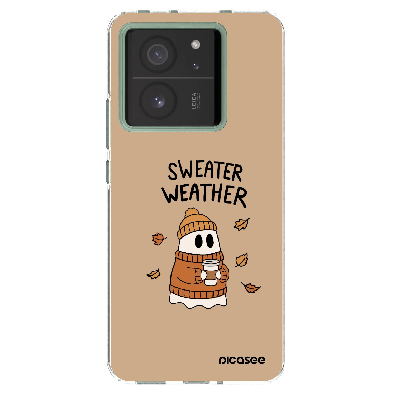 Picasee silikonový průhledný obal pro Xiaomi 13T Pro - Sweater ghost