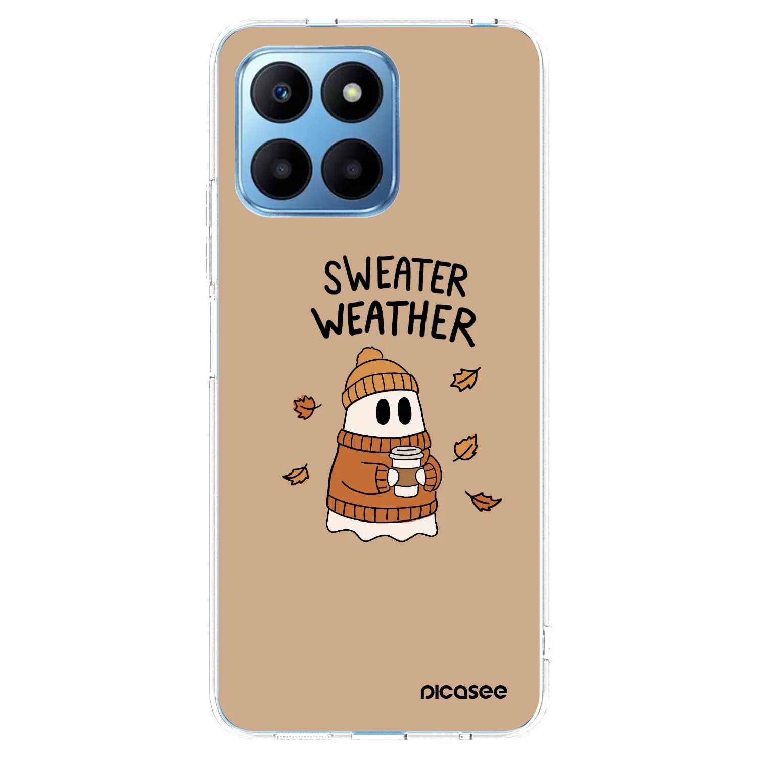 Picasee silikonový průhledný obal pro Honor 70 Lite - Sweater ghost