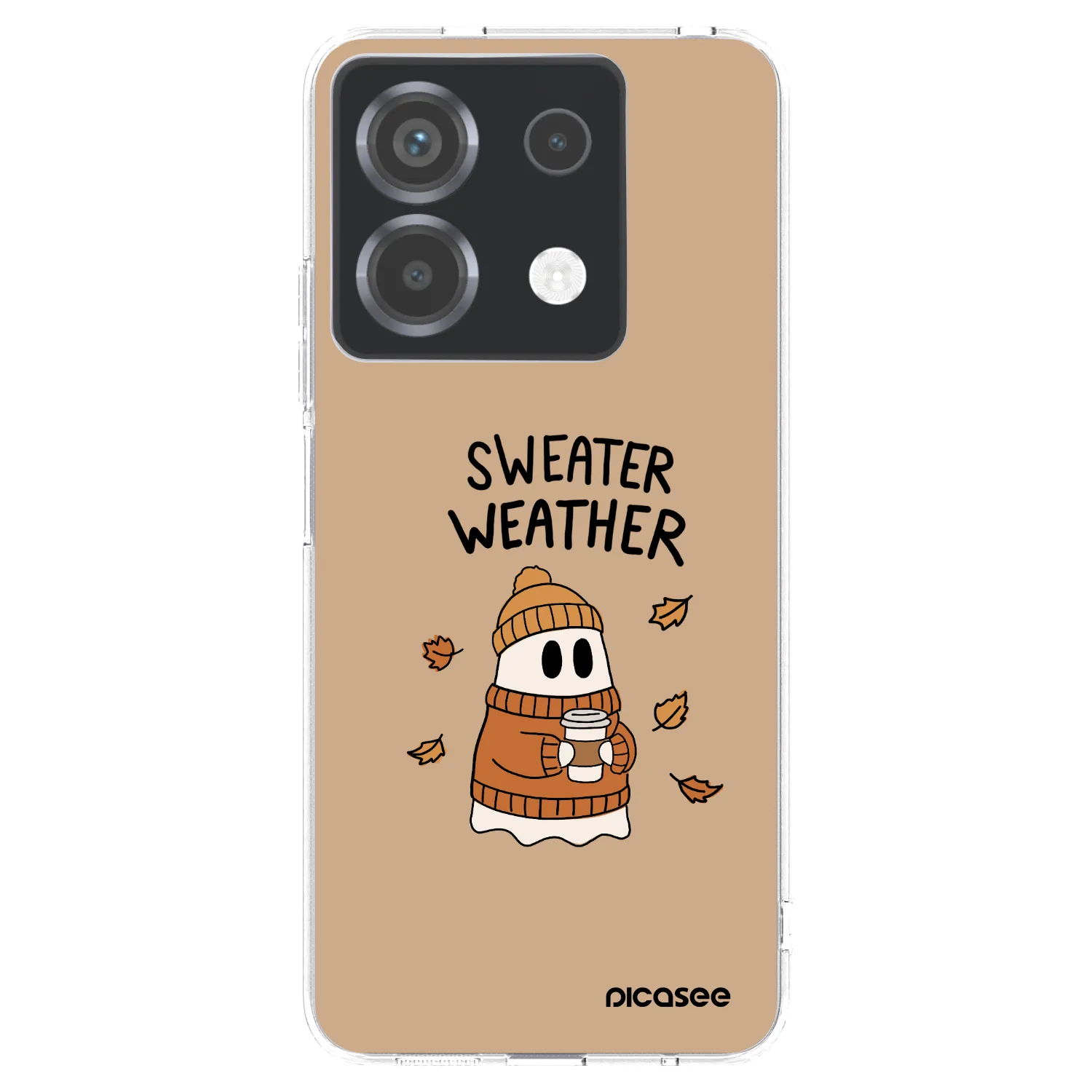 Picasee silikonový průhledný obal pro Xiaomi Poco X6 - Sweater ghost