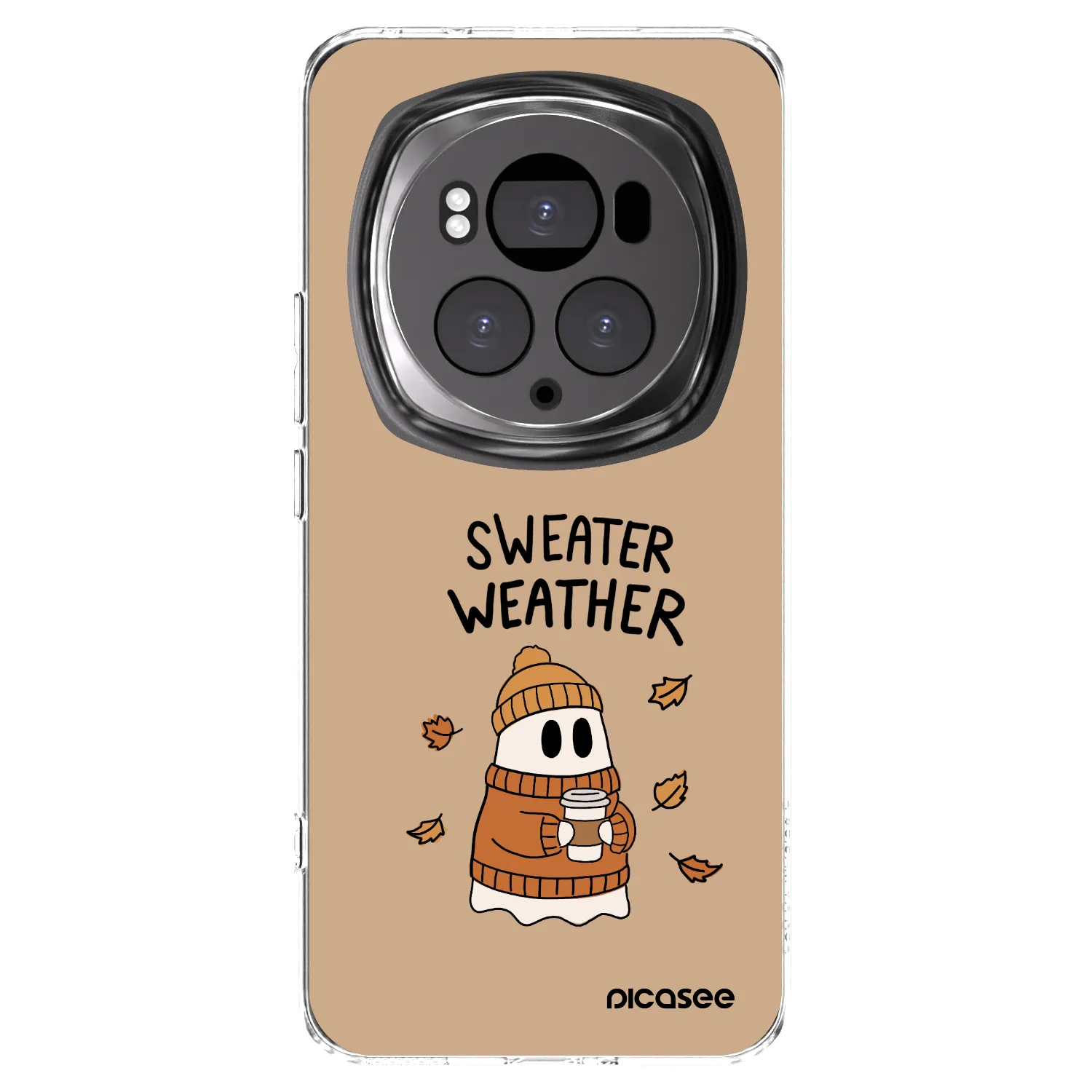 Picasee silikonový průhledný obal pro Honor Magic6 Pro - Sweater ghost