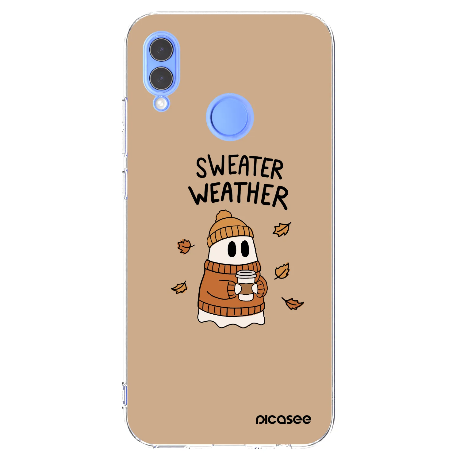 Picasee silikonový průhledný obal pro Honor 10 Lite - Sweater ghost
