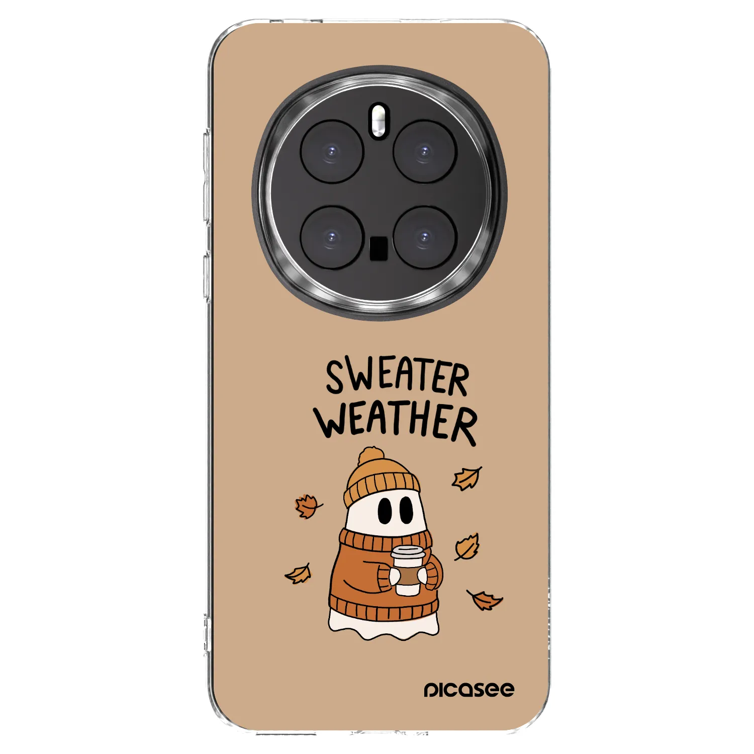 Picasee silikonový průhledný obal pro Honor Magic7 Pro 5G - Sweater ghost