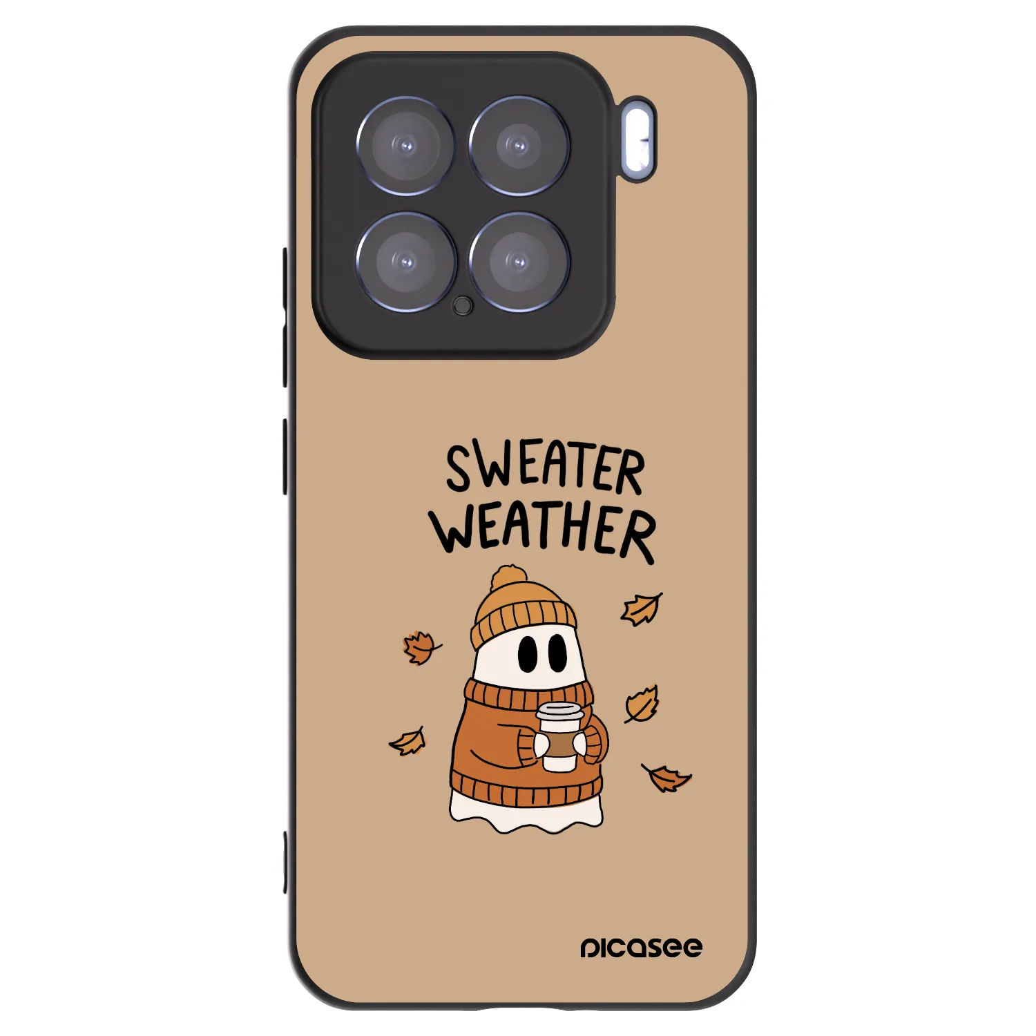 Picasee silikonový černý obal pro Xiaomi 15 - Sweater ghost