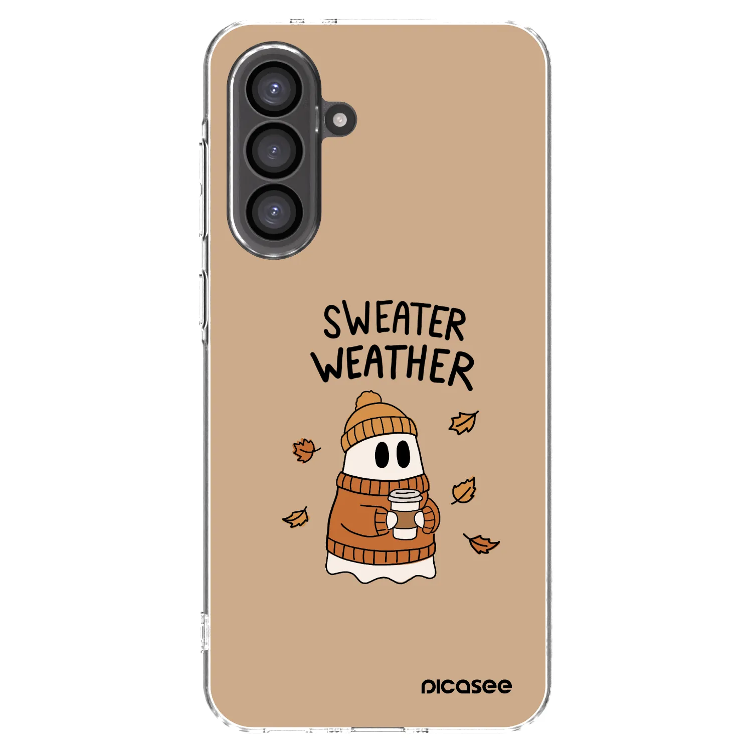 Picasee silikonový průhledný obal pro Samsung Galaxy A36 5G - Sweater ghost