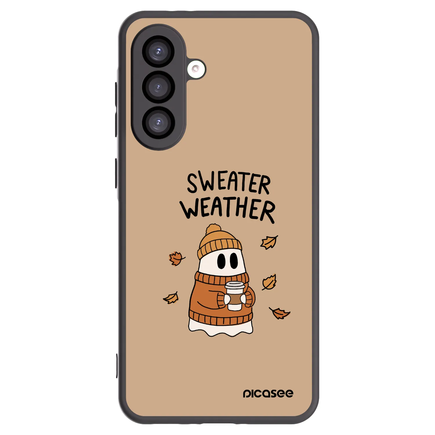 Picasee silikonový černý obal pro Samsung Galaxy A26 5G A266B - Sweater ghost