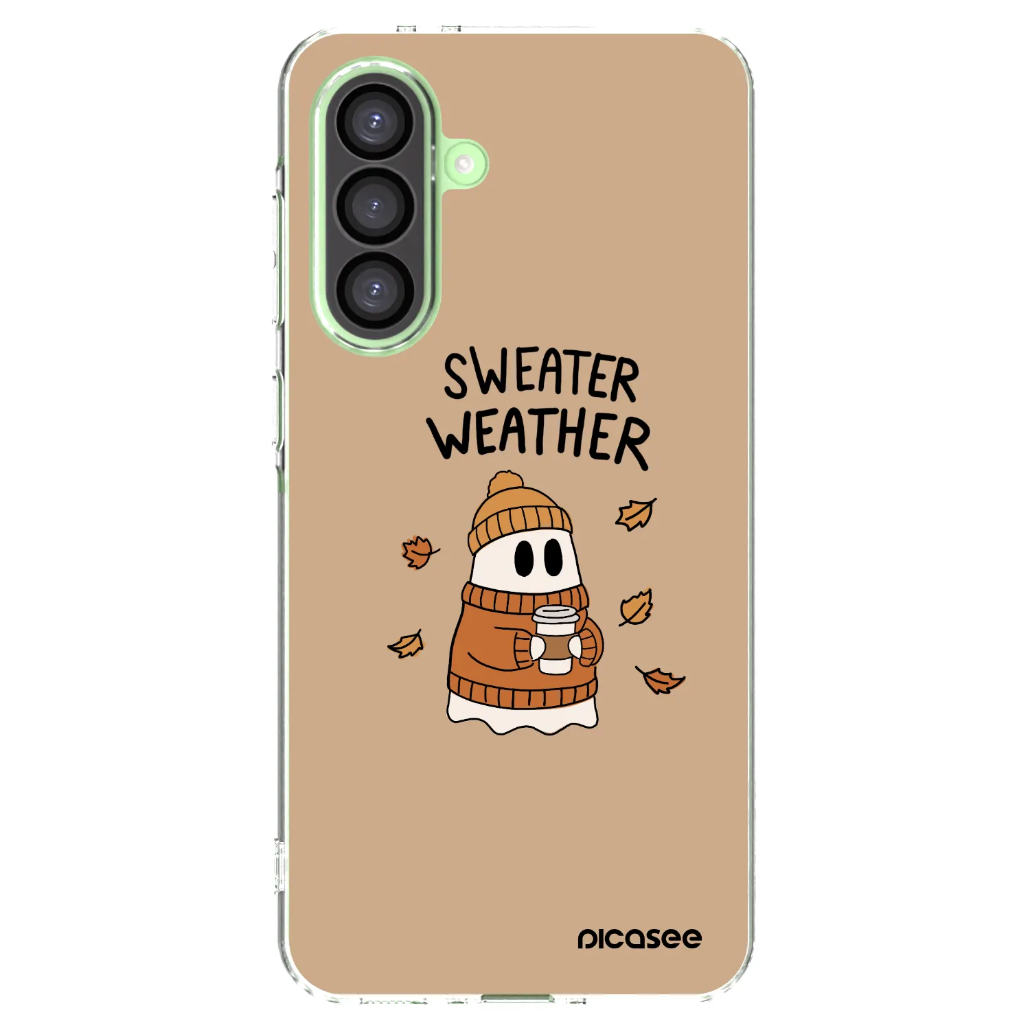 Picasee silikonový průhledný obal pro Samsung Galaxy A26 5G A266B - Sweater ghost