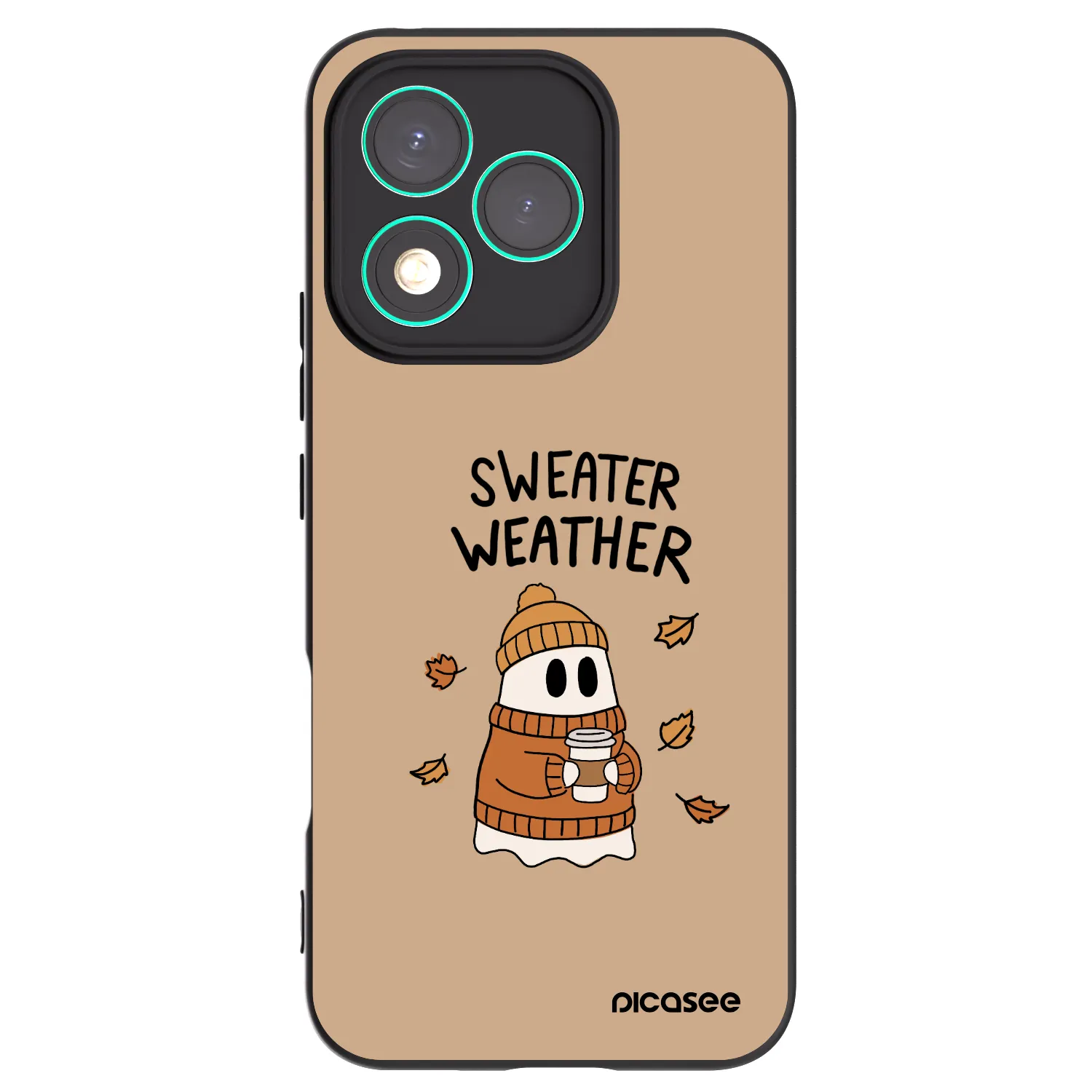 Picasee silikonový černý obal pro Honor 400 Lite 5G - Sweater ghost