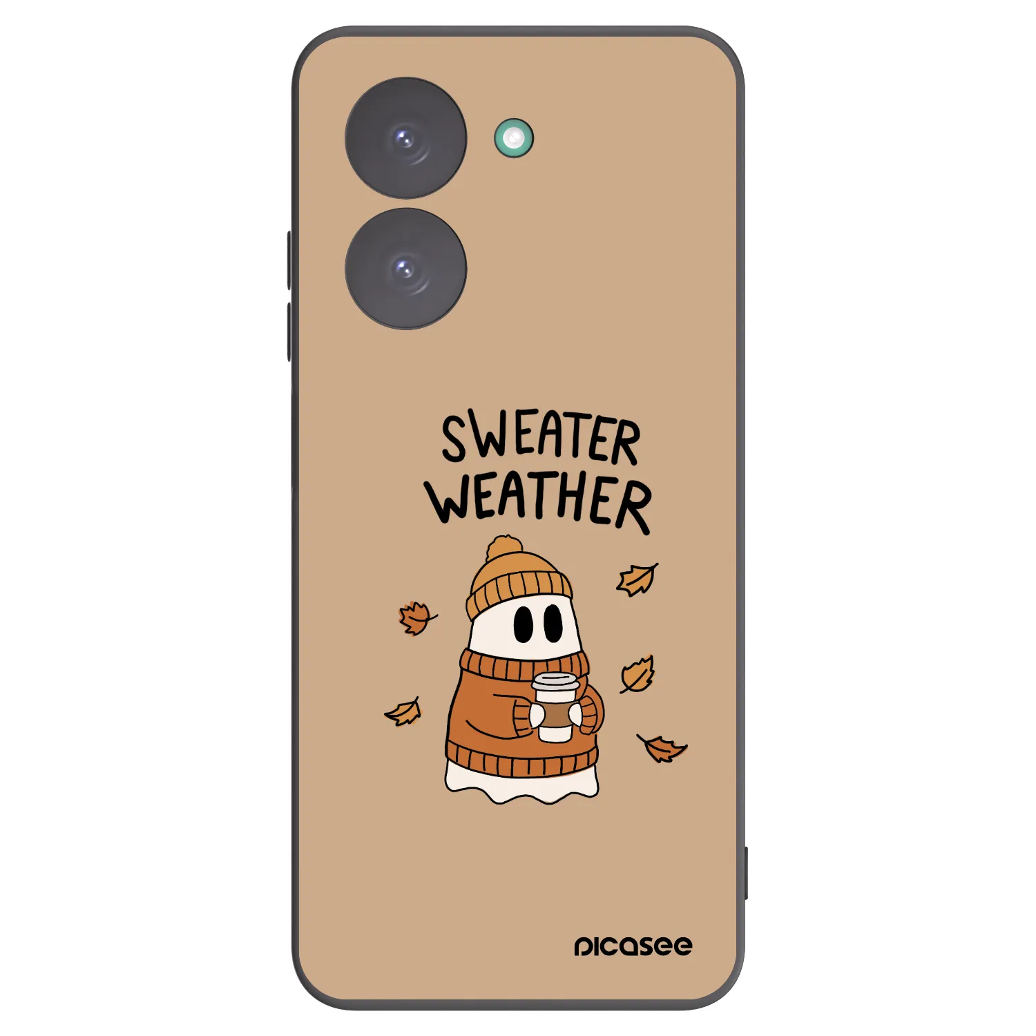 Picasee silikonový černý obal pro Xiaomi Redmi A5 - Sweater ghost