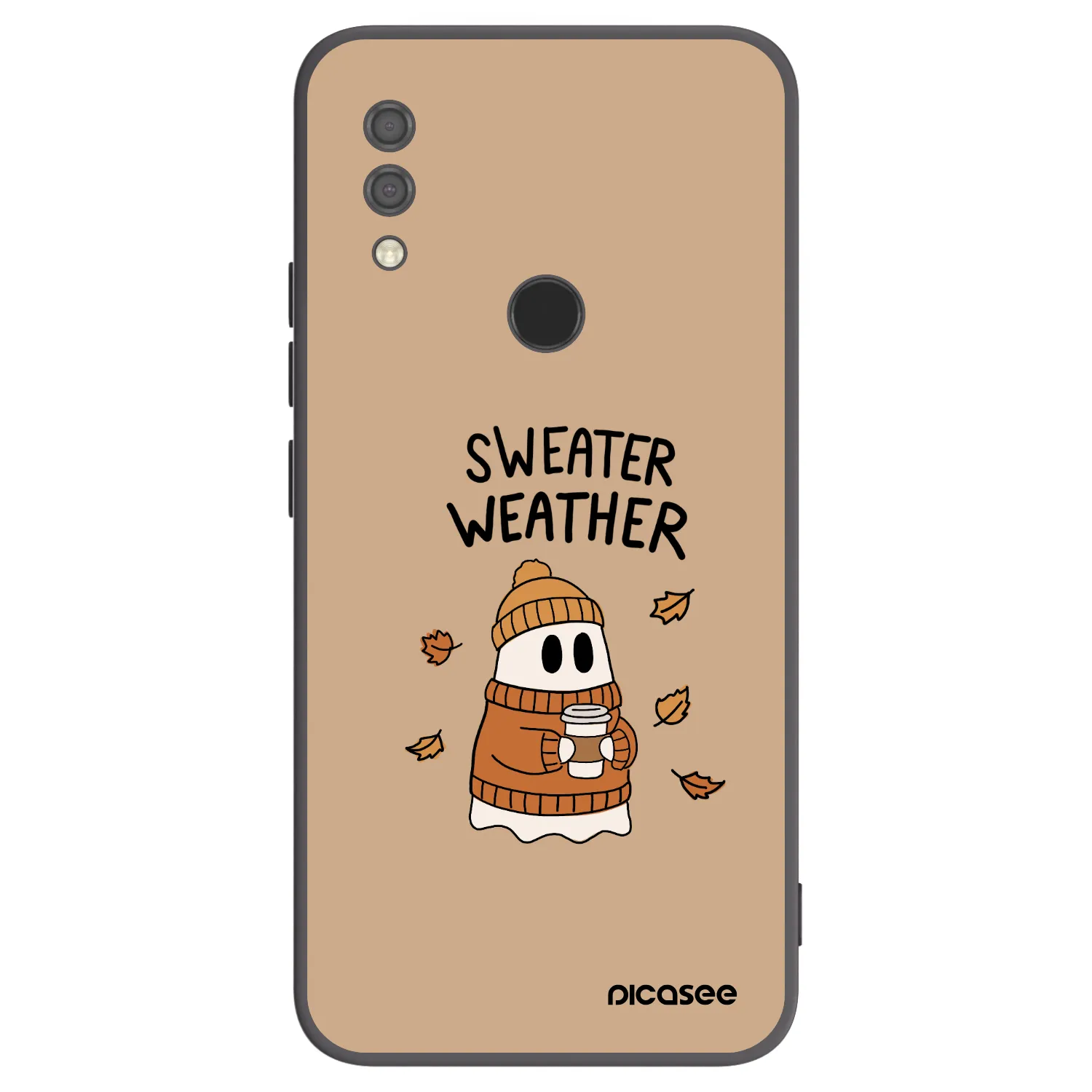 Picasee silikonový černý obal pro Xiaomi Redmi 7 - Sweater ghost