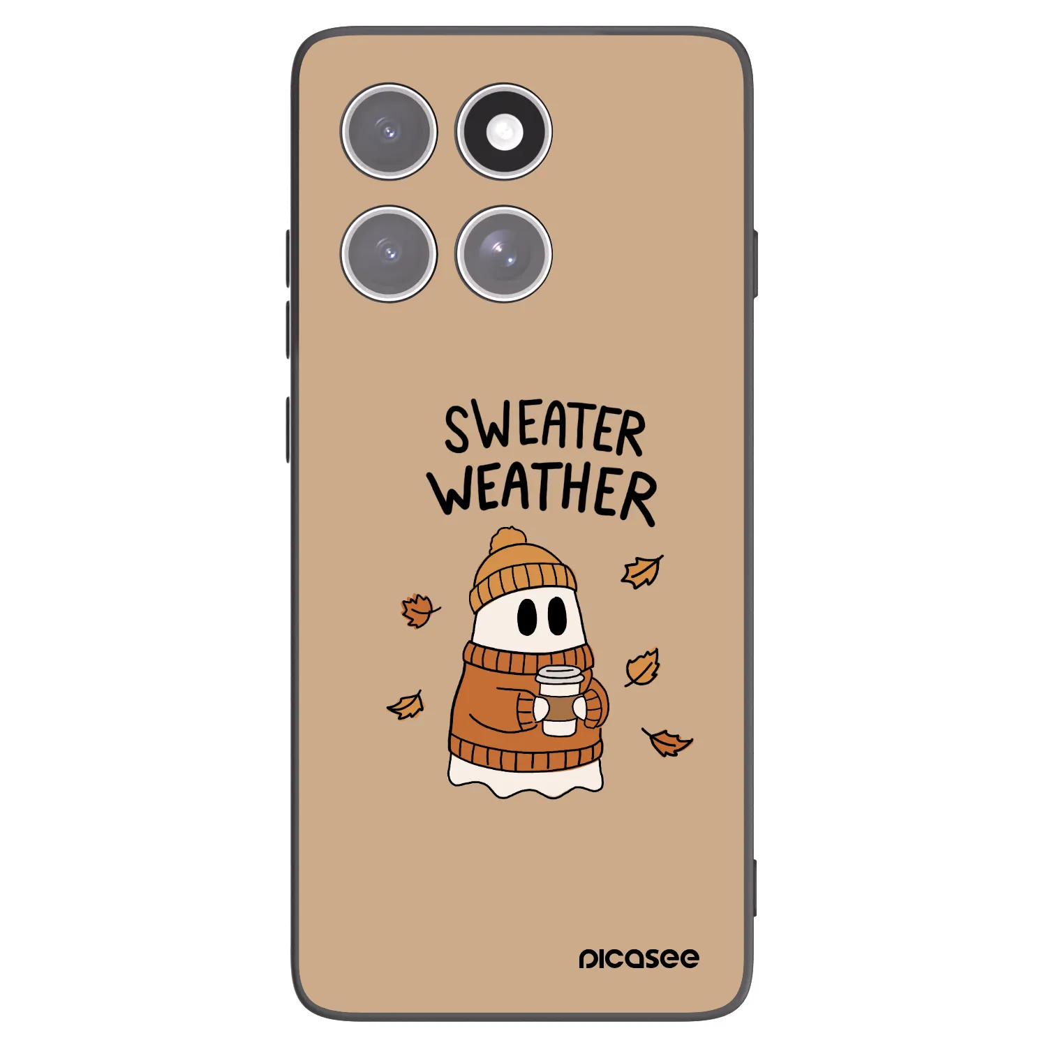 Picasee silikonový černý obal pro Motorola Edge 60 Pro - Sweater ghost