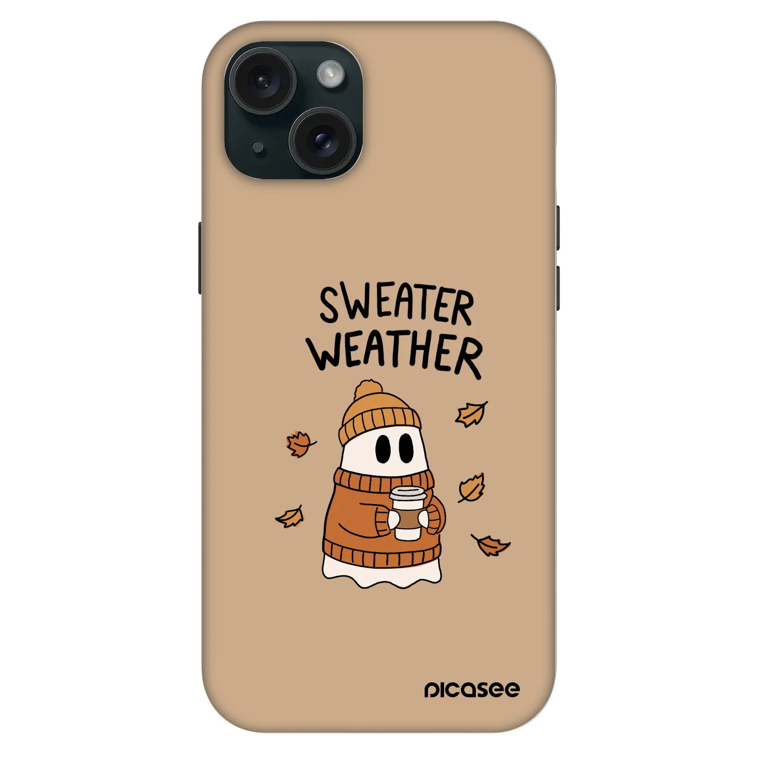 Picasee Fashion Case MagSafe Apple iPhone 15 Plus - Sweater ghost