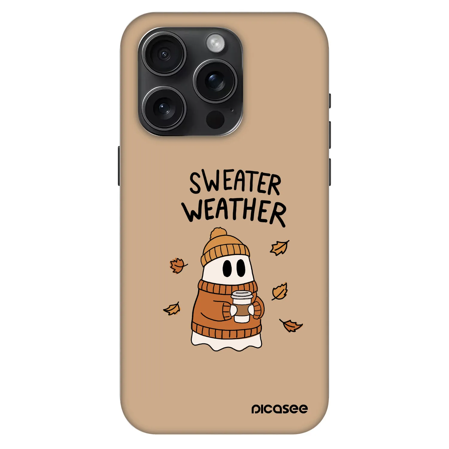 Picasee Fashion Case MagSafe Apple iPhone 15 Pro - Sweater ghost
