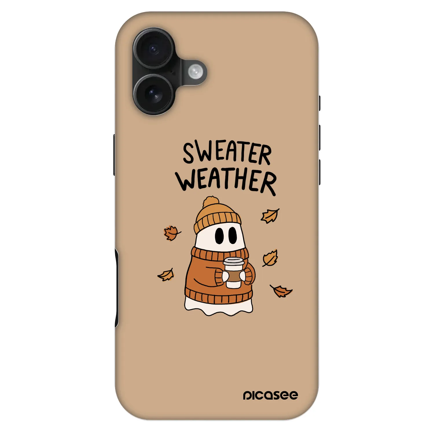 Picasee Fashion Case MagSafe Apple iPhone 16 Plus - Sweater ghost