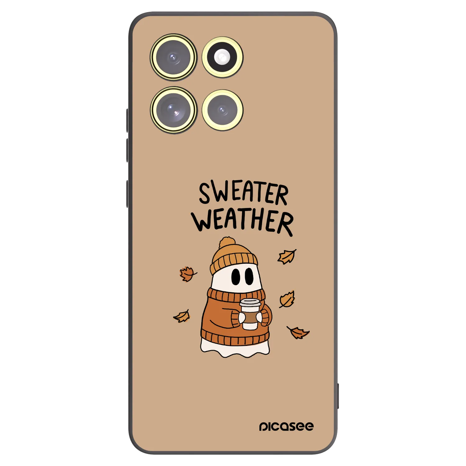 Picasee silikonový černý obal pro Motorola Moto G86 5G - Sweater ghost