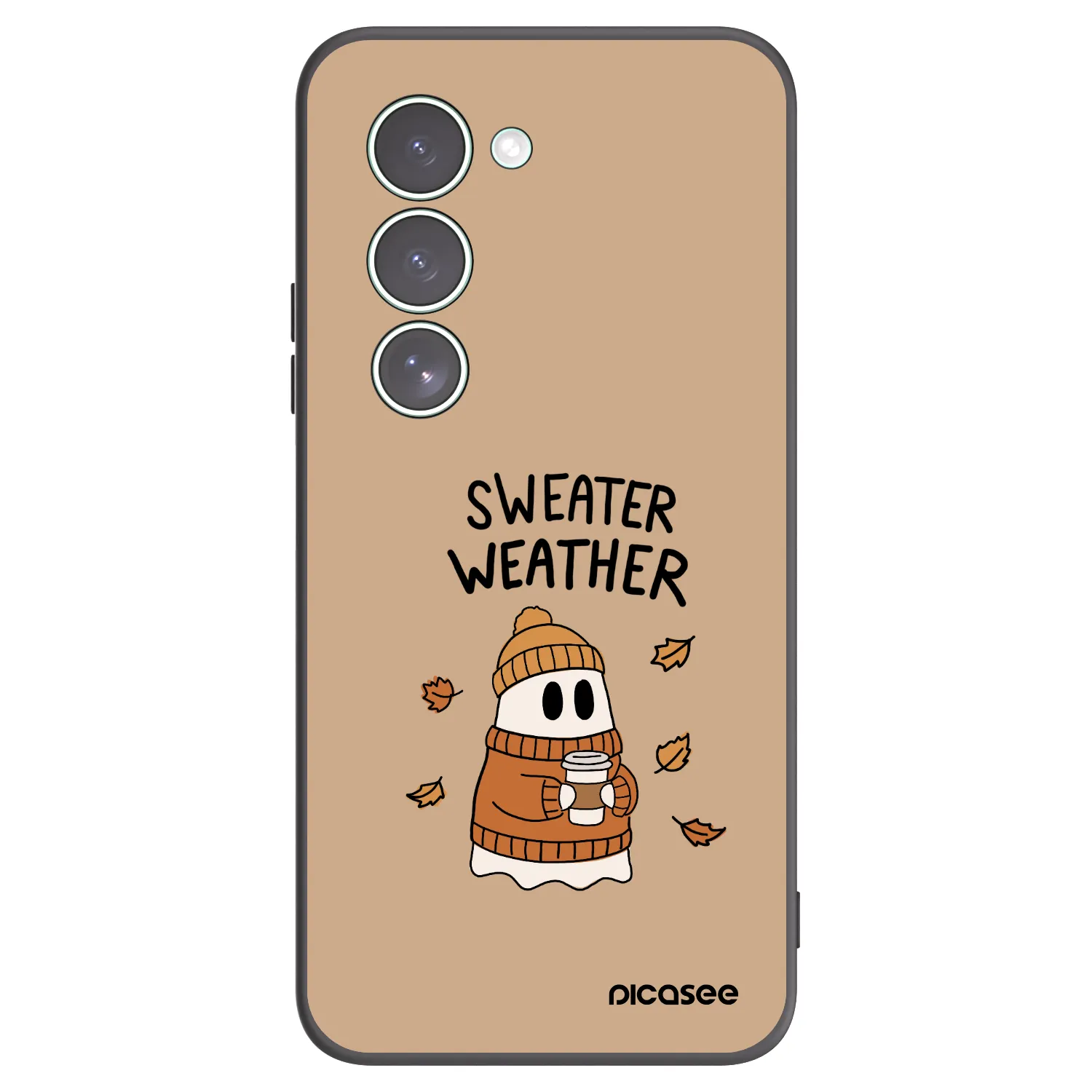 Picasee silikonový černý obal pro Xiaomi Redmi 15 5G - Sweater ghost