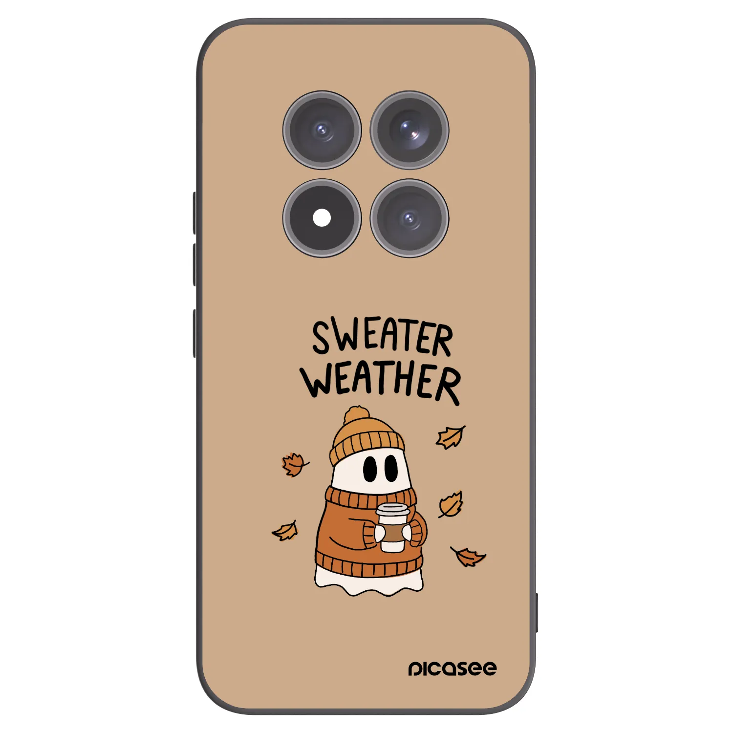 Picasee silikonový černý obal pro Xiaomi Redmi Note 15 Pro+ - Sweater ghost