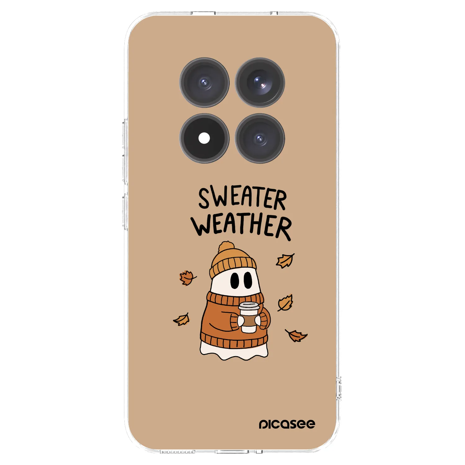 Picasee silikonový průhledný obal pro Xiaomi Redmi Note 15 Pro+ - Sweater ghost