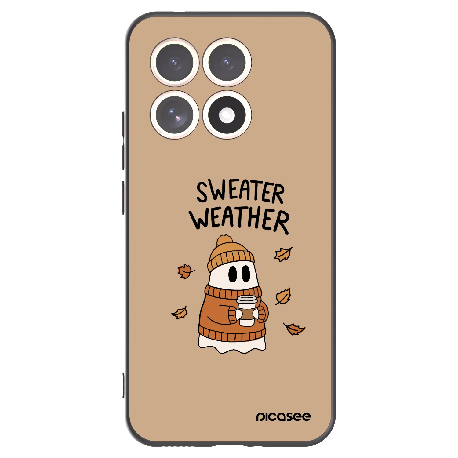 Picasee silikonový černý obal pro Xiaomi 15T - Sweater ghost