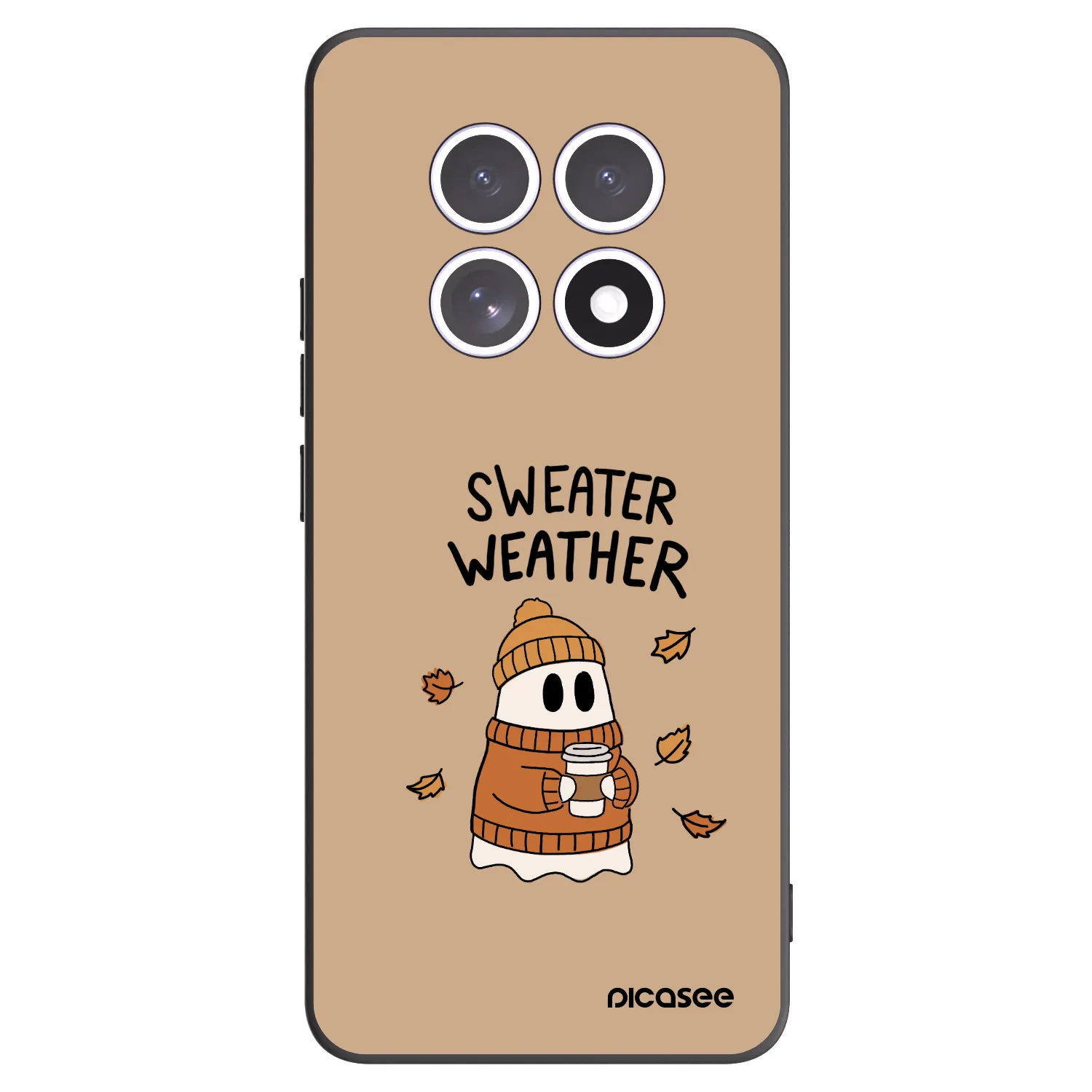 Picasee silikonový černý obal pro Xiaomi Redmi Note 15 4G - Sweater ghost
