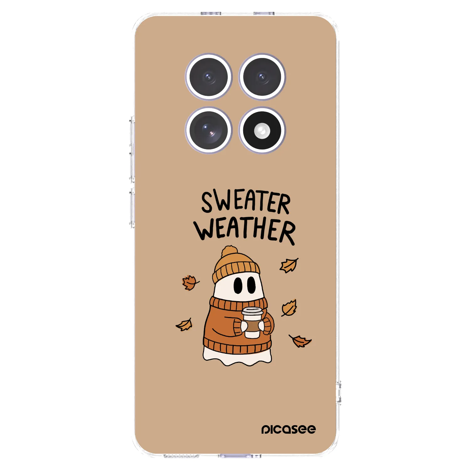 Picasee silikonový průhledný obal pro Xiaomi Redmi Note 15 4G - Sweater ghost