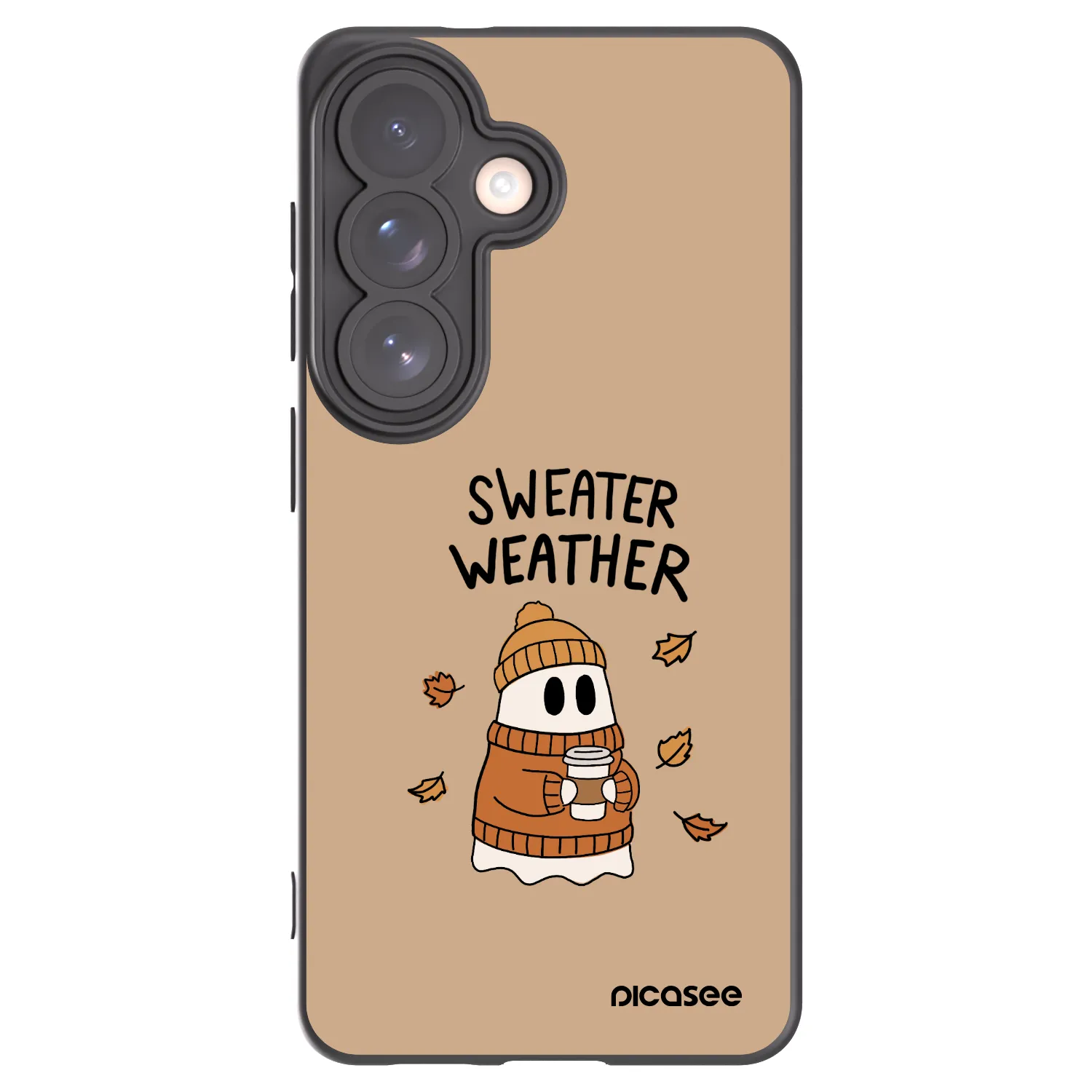 Picasee silikonový černý obal pro Samsung Galaxy S26 - Sweater ghost