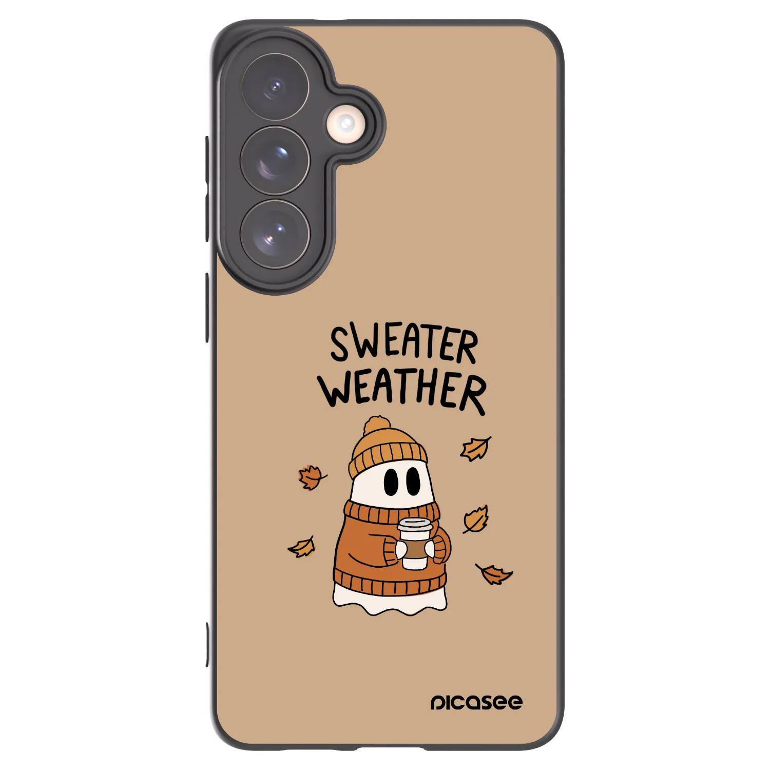 Picasee silikonový černý obal pro Samsung Galaxy S26+ - Sweater ghost