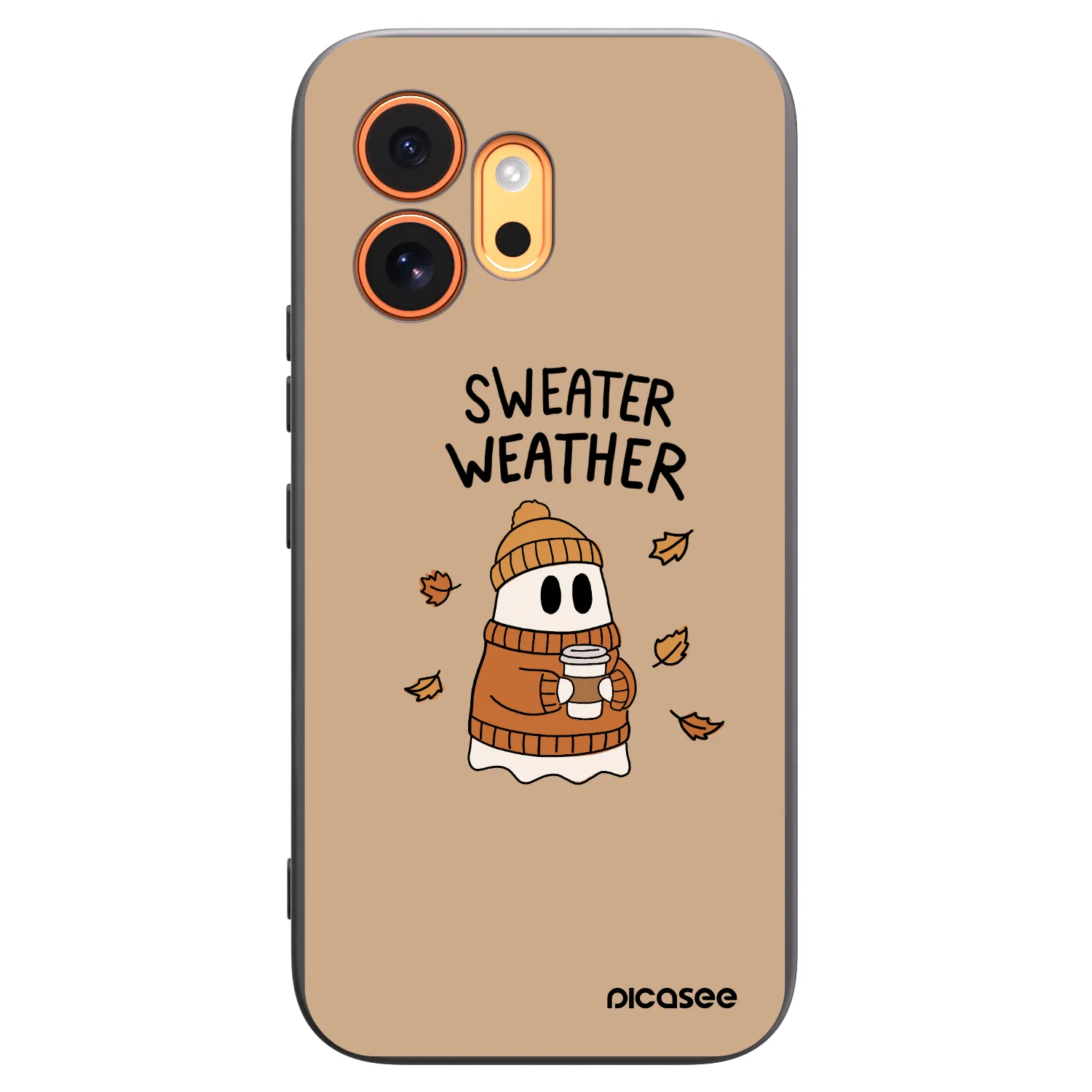 Picasee silikonový černý obal pro Honor 600 - Sweater ghost
