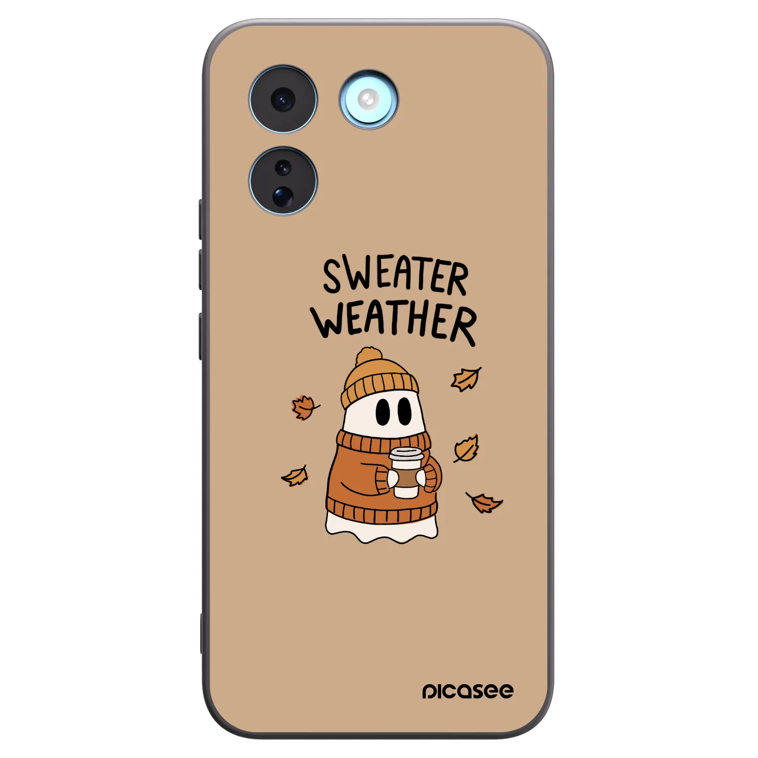 Picasee silikonový černý obal pro Xiaomi Redmi Note 17 Pro MAX 5G - Sweater ghost