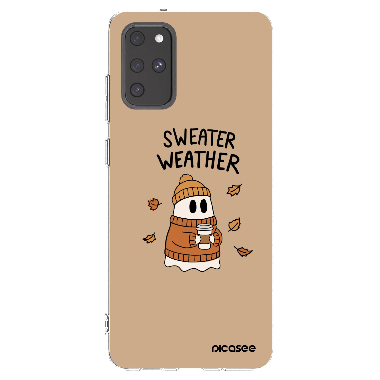 Picasee silikonový průhledný obal pro Samsung Galaxy S20+ G985F - Sweater ghost
