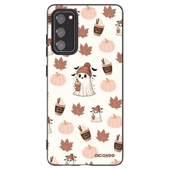 Picasee silikonový černý obal pro Samsung Galaxy S20 FE - Pumpkin spice