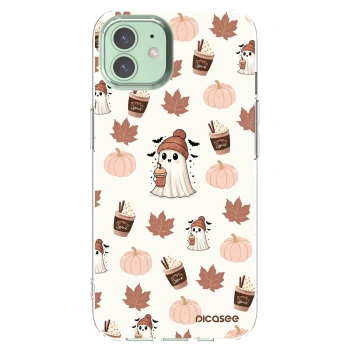 Picasee silikonový průhledný obal pro Apple iPhone 12 Pro - Pumpkin spice