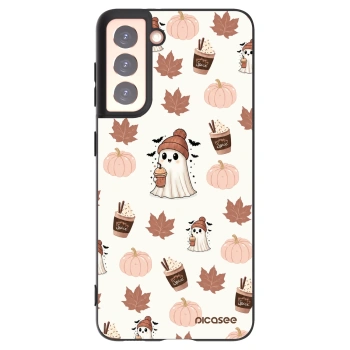 Picasee silikonový černý obal pro Samsung Galaxy S21 5G G991B - Pumpkin spice