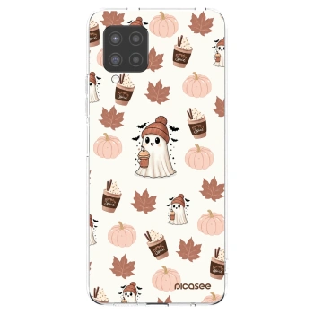Picasee silikonový průhledný obal pro Samsung Galaxy A42 A426B - Pumpkin spice