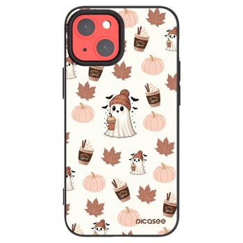 Picasee silikonový černý obal pro Apple iPhone 13 mini - Pumpkin spice